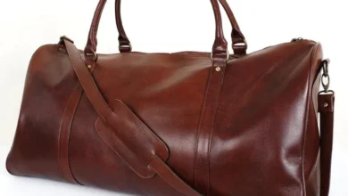 leather duffel bag