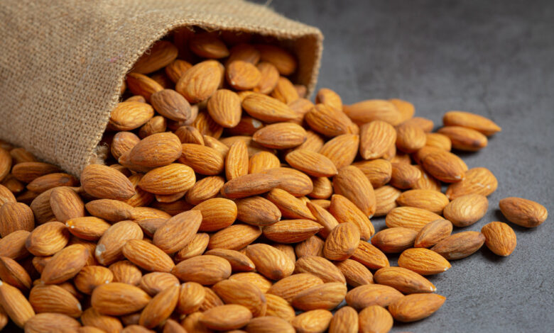 almonds are the healthiest food for males.