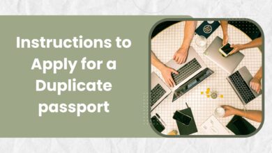 Instructions to Apply for a Duplicate passport