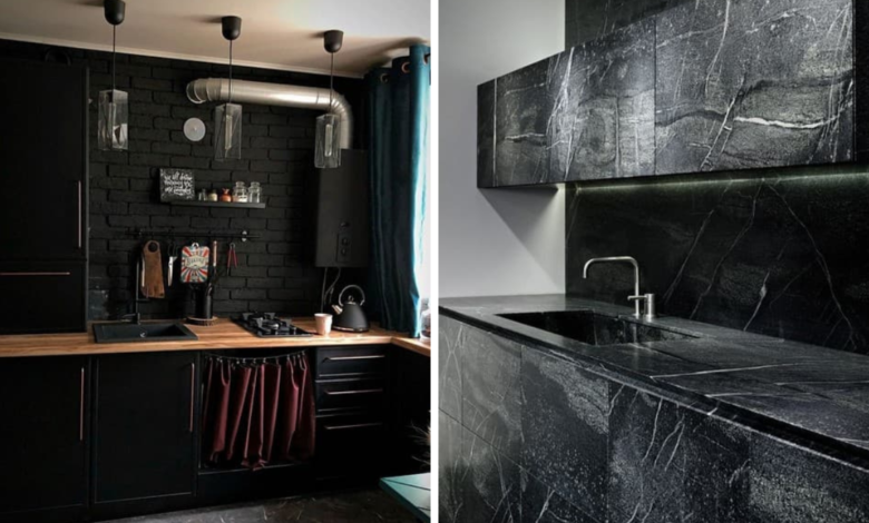 Kitchen in Black in a Modern Interior Do You Need It