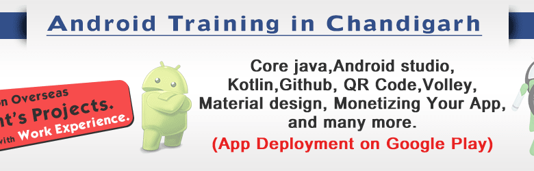 Android training in Chandigarh