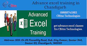 Advanced Excel training in Chandigarh