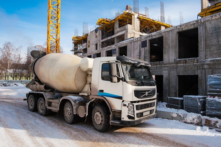 Volumetric Concrete Delivery at construction site